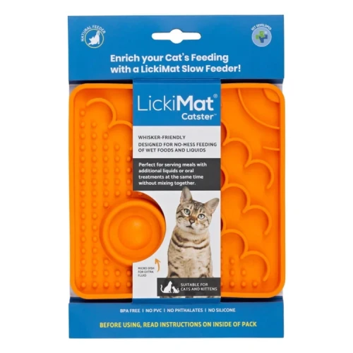 Mata-LickiMat-Classic-Catster-pomaranczowa1.webp