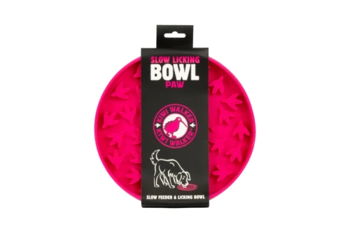 Kiwi-Walker-Slow-Licking-Bowl-Paw-Maxi--miska-spowalniajaca-jedzenie-i-lizanie-dla-psa-i-kota-rozowa.webp