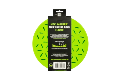 Kiwi-Walker-Slow-Licking-Bowl-Flower-Maxi--miska-spowalniajaca-jedzenie-i-lizanie-dla-psa-i-kota-zielona 0.webp