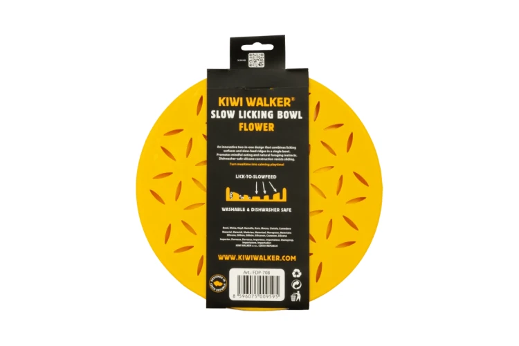 Kiwi-Walker-Slow-Licking-Bowl-Flower-Maxi--miska-spowalniajaca-jedzenie-i-lizanie-dla-psa-i-kota-pomaranczowaf.webp